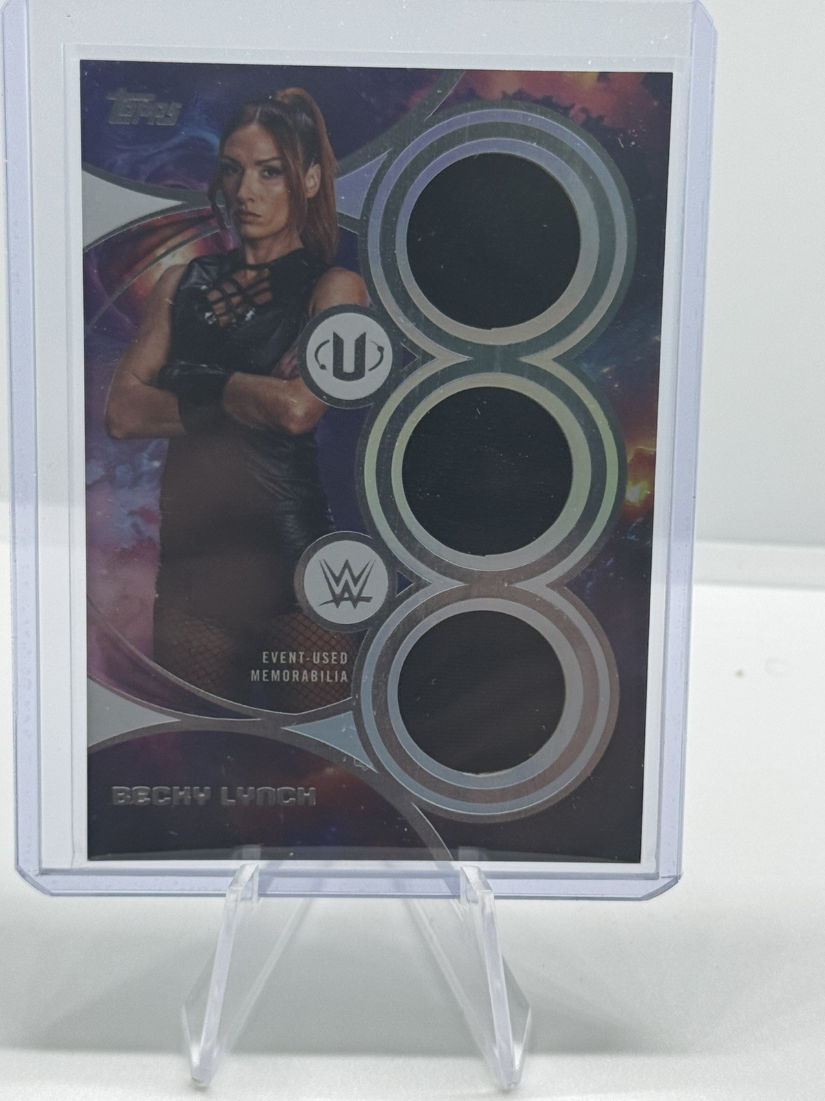 Topps 2026 WWE Universe Becky Lynch Triple Relic STR-BL Event-Used Mem