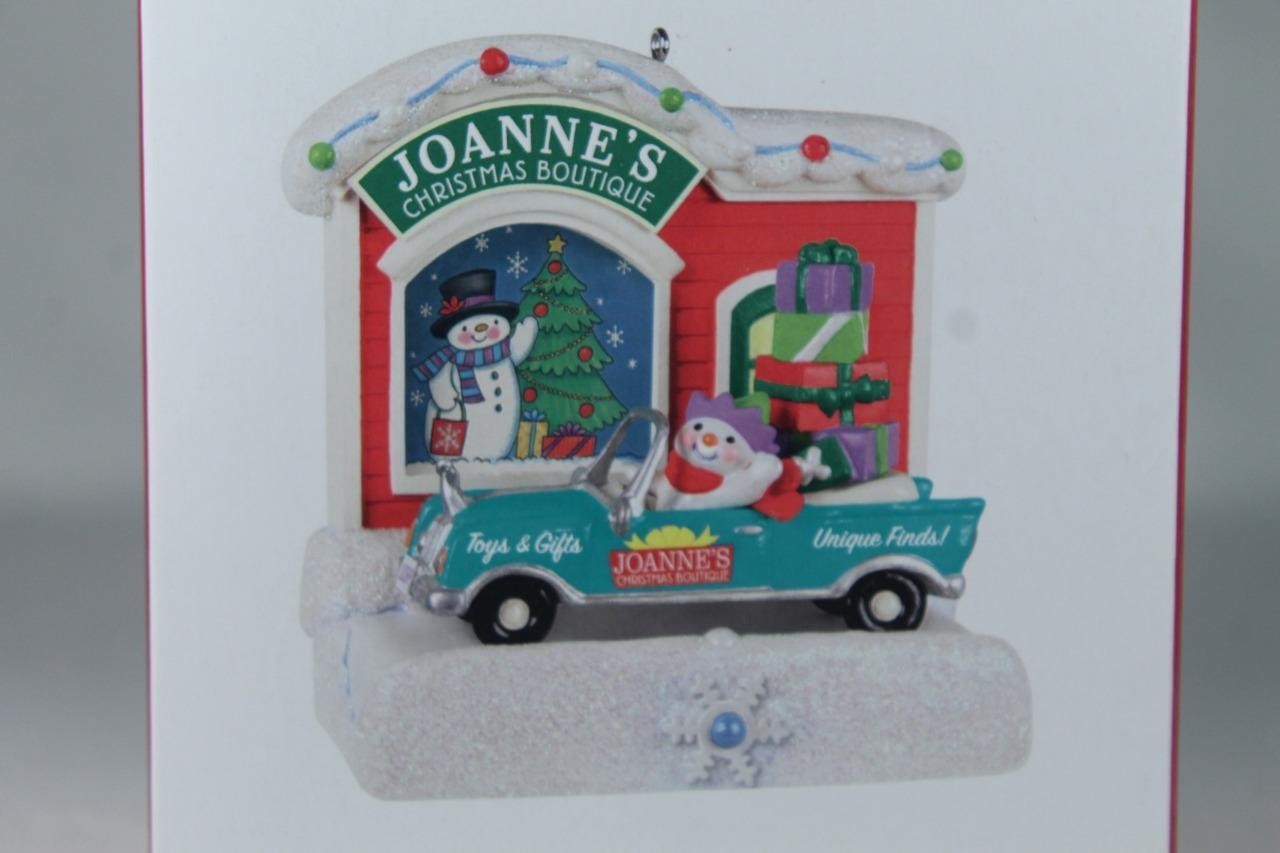 Hallmark 'Joanne's Christmas Boutique' Happy Holiday Parade Magic 2023 Orn NIB