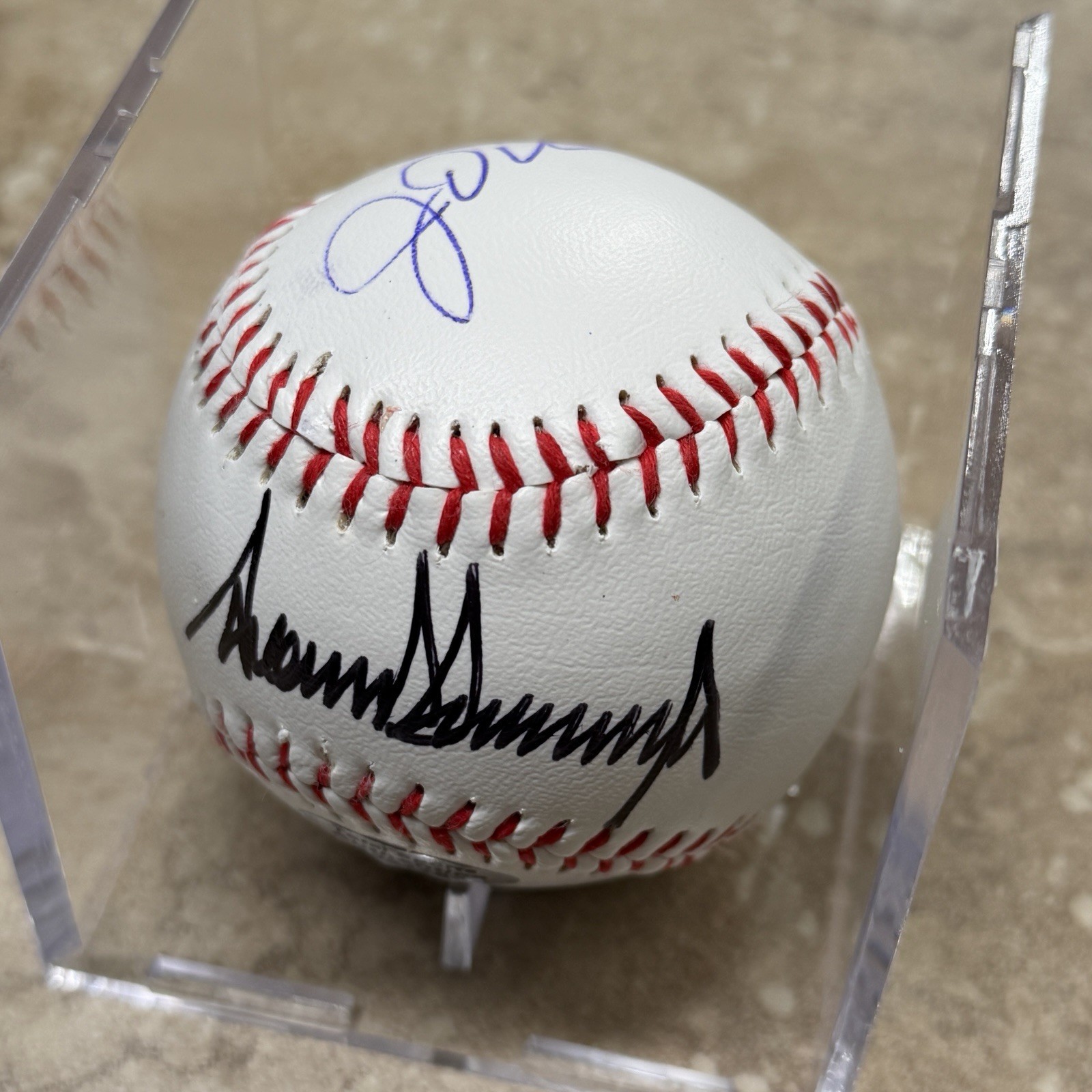 President Donald J Trump & JD Vance Signed Baseball Autographed Hologram COA
