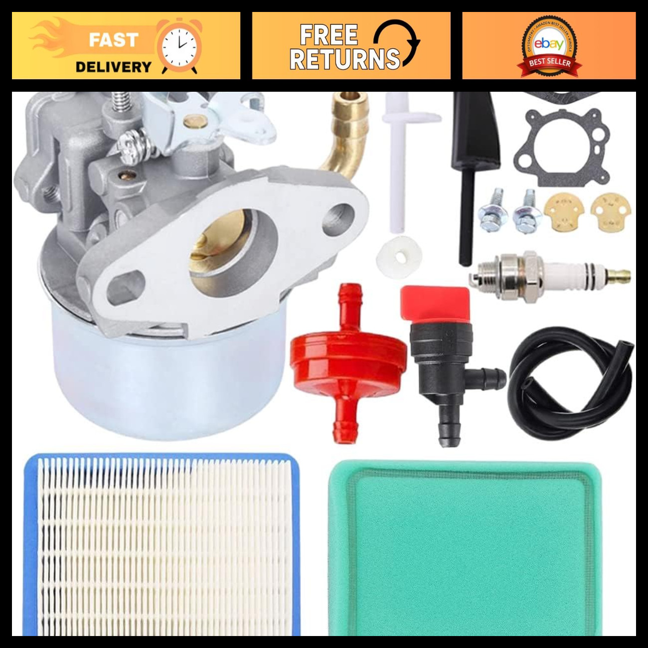 Carburetor 214706 Compatible with Briggs and Stratton Nikki Models 214706T, 8110