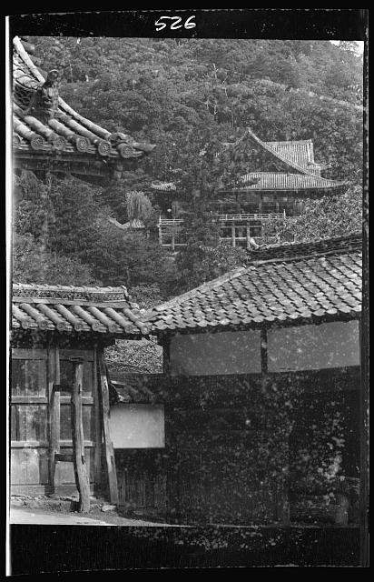 Photo:Japan 1908 Temple Rooftops Travel View Korean Print