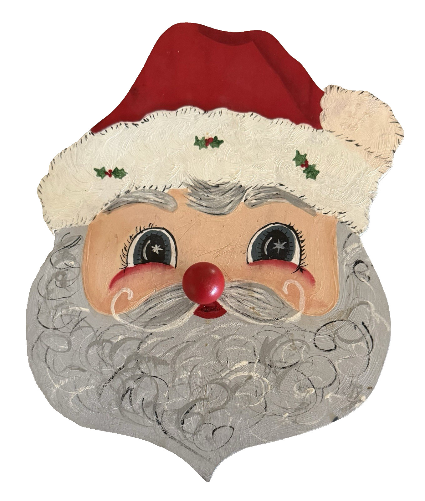Vintage Christmas Wooden Musical Santa Claus - Santa Claus is Coming to Town