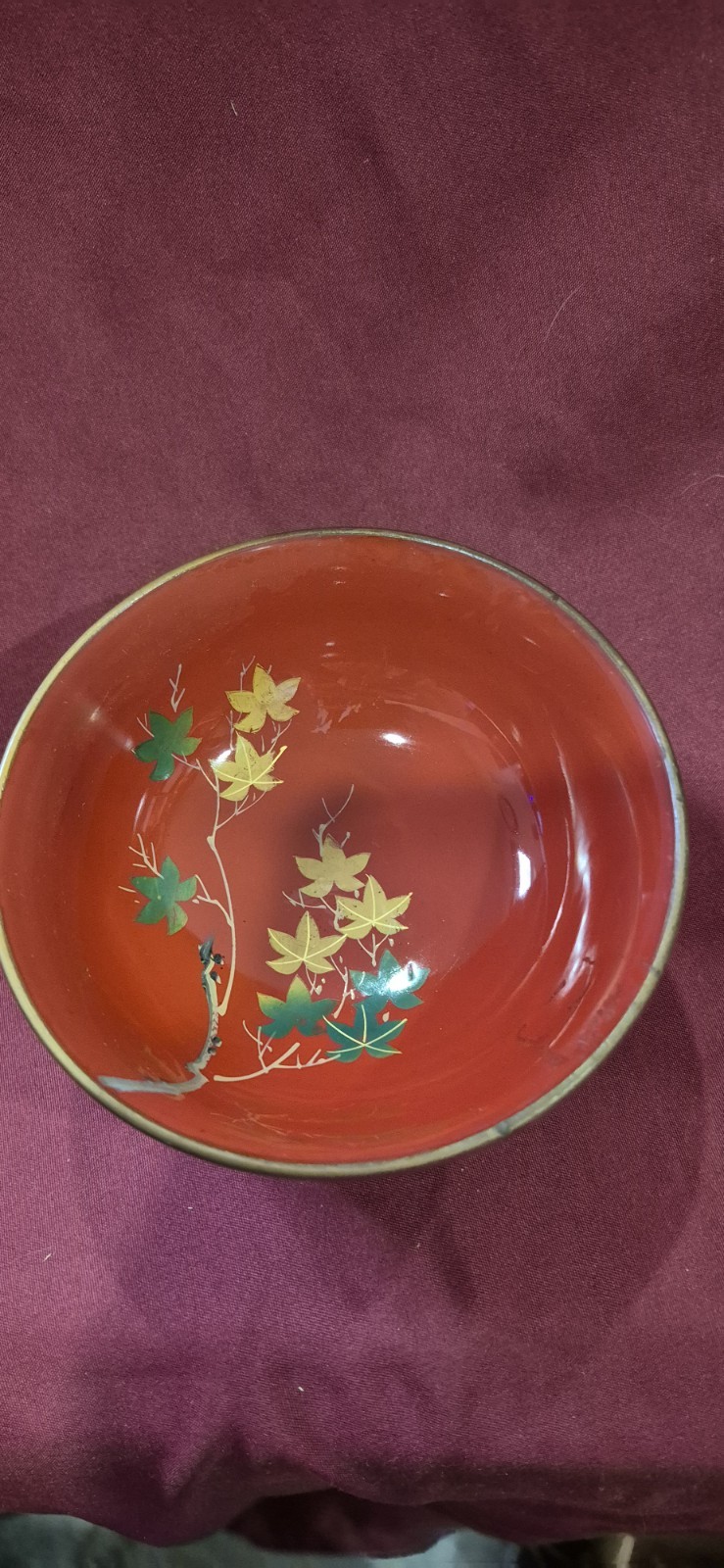 KARAVAN Occupied Japan Red Japanese  5\