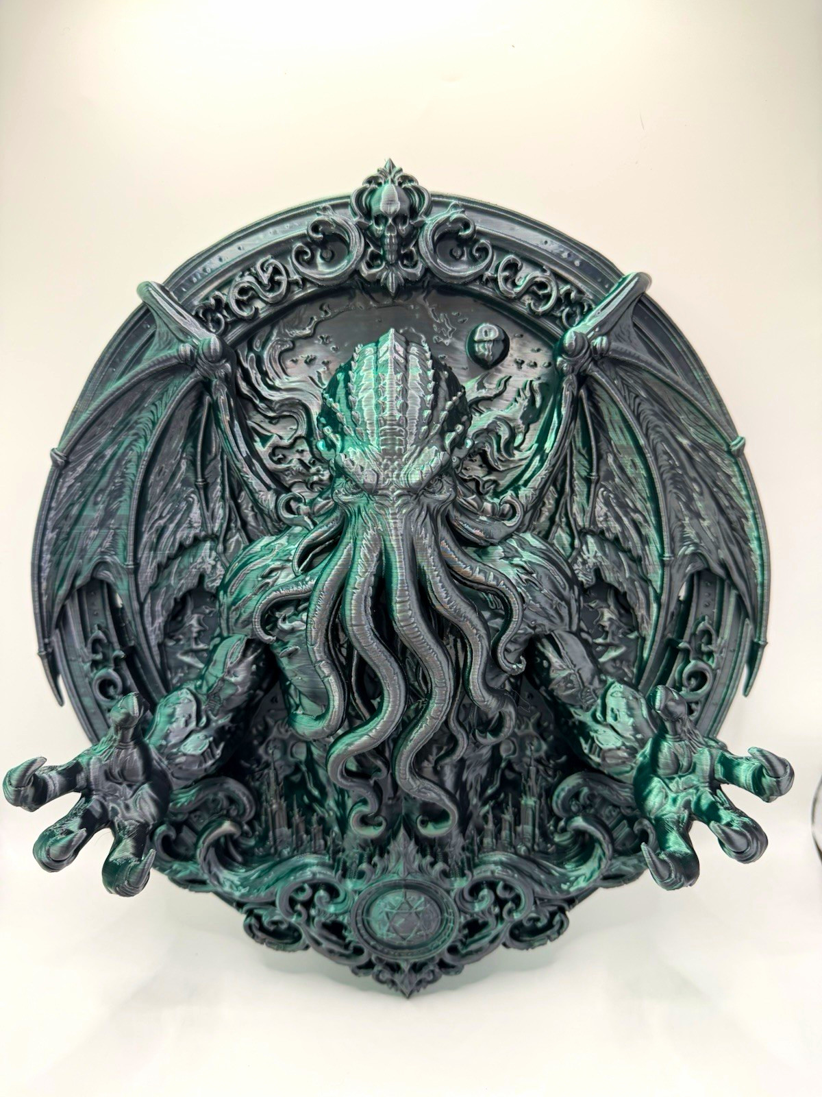Cthulhu Wall Art With Sunken City Of R’lyeh CUSTOM Print HP Lovecraft Horror