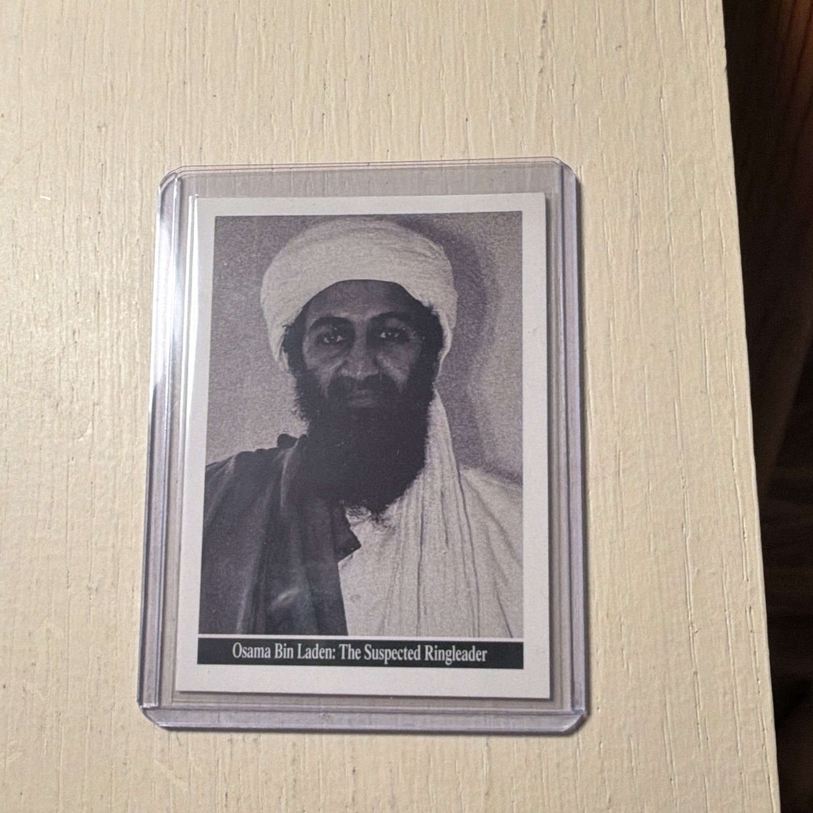Topps The Investigation #19 Osama Bin Laden: The Suspected Ringleader 2002