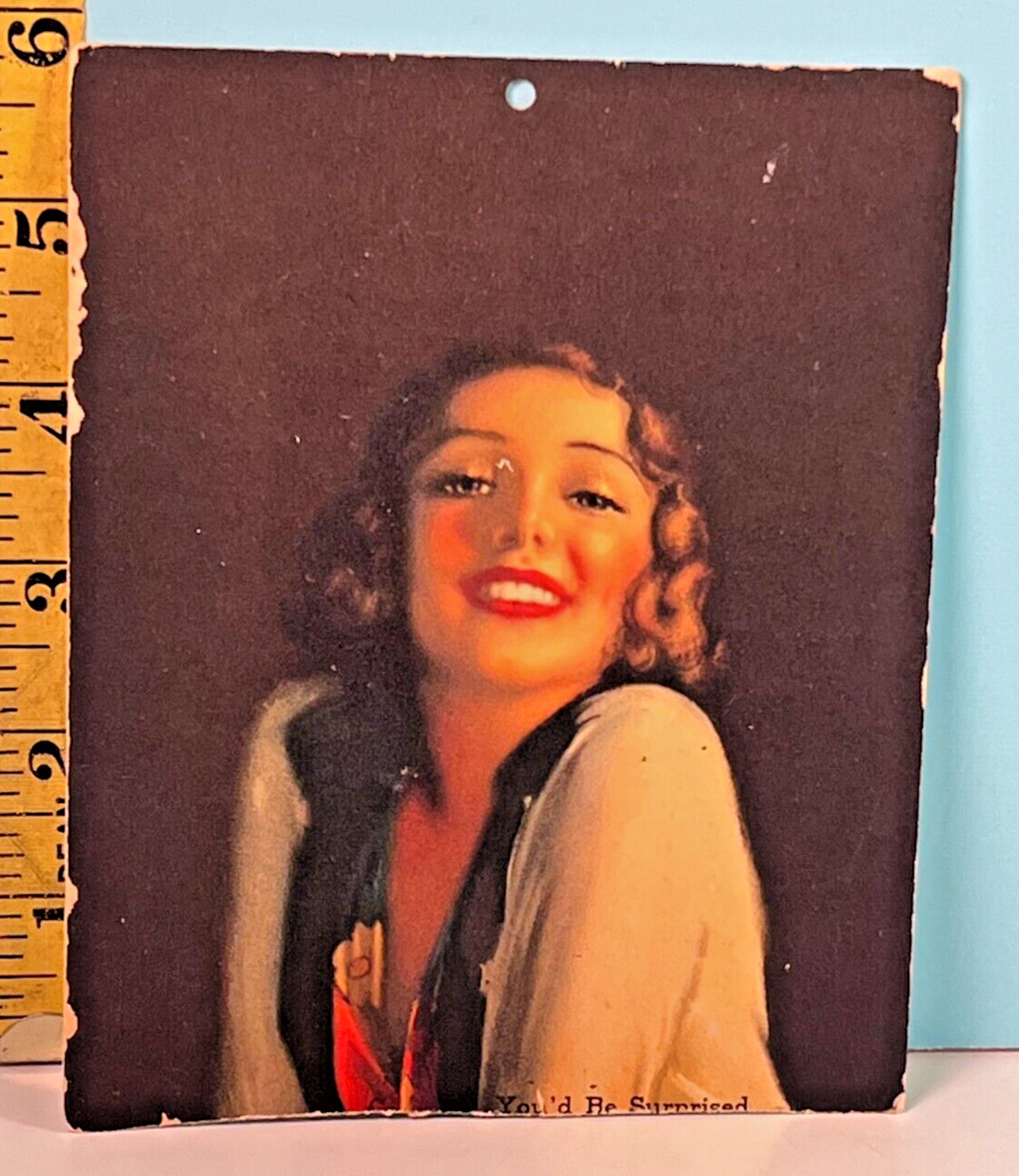 Vintage Pinup Calendar Top: Unknown Artist \