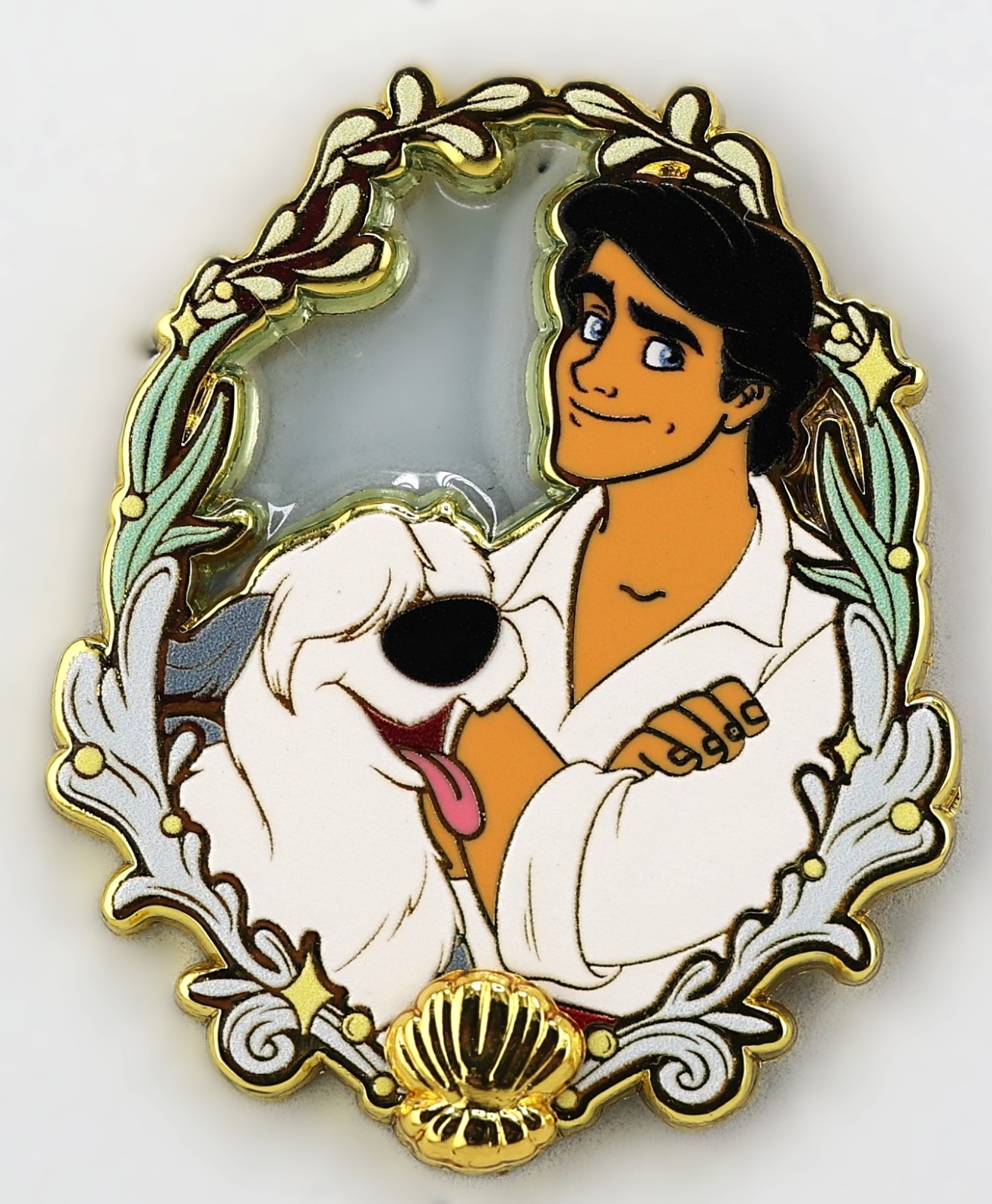 Disney Eric & Max - The Little Mermaid Portraits Mystery Stained Glass Pin