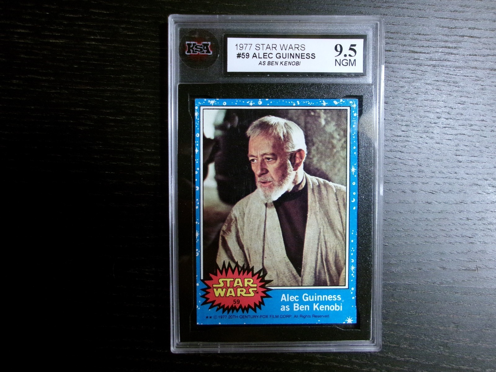 1977 STAR WARS #59 Alec Guinness As Ben Kenobi KSA 9.5 (PSA 10/APR $2,900) GEM💎