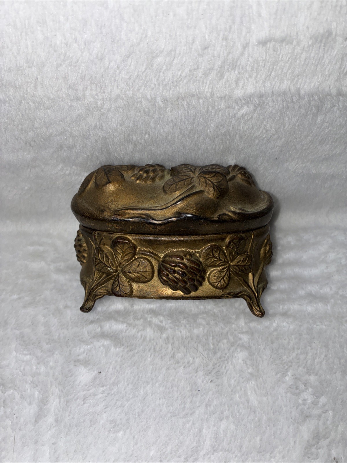 Antique Art Nouveau Jewelry Casket – Coon Mfg. Co. Model 307, Circa 1905