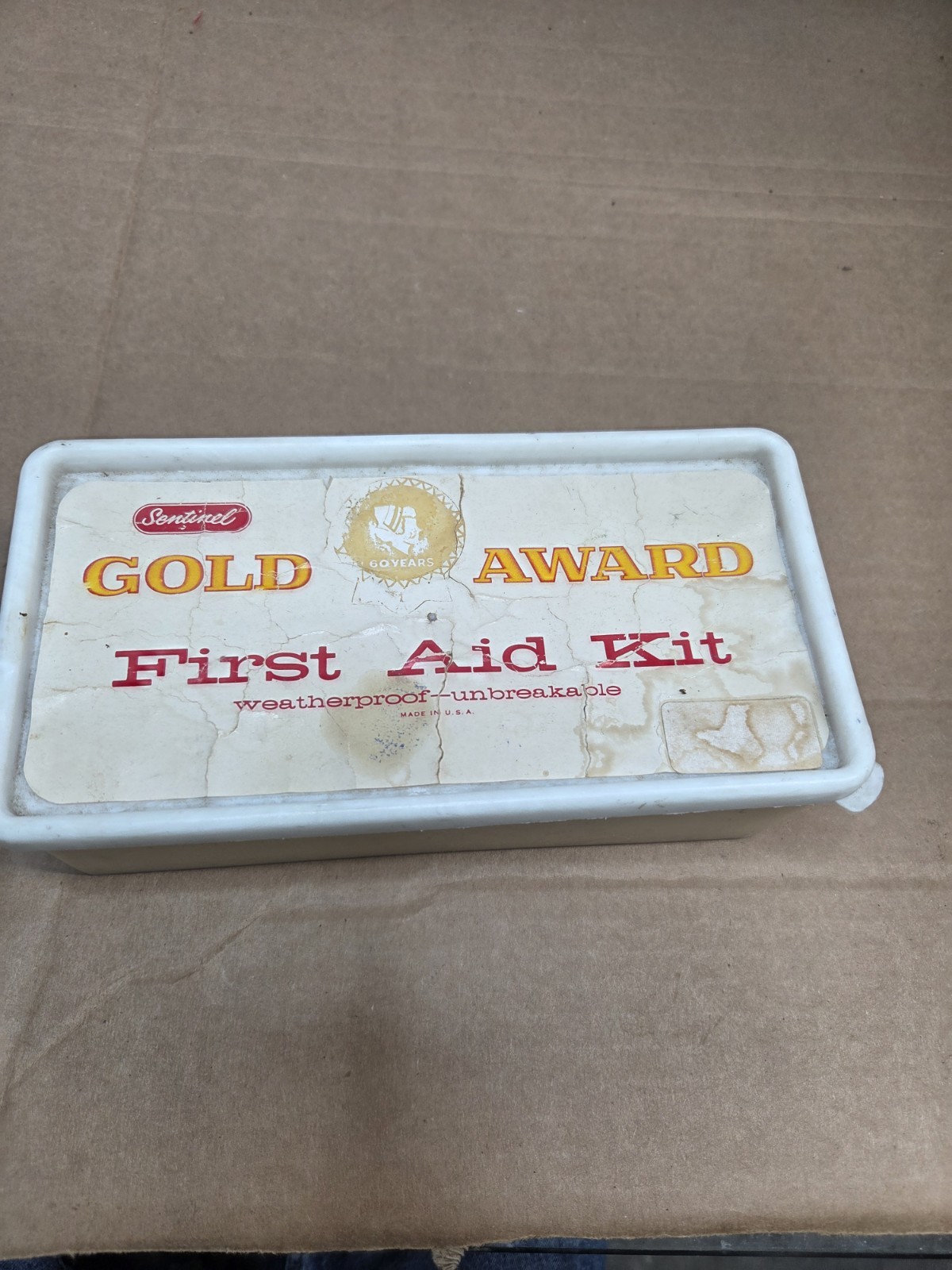 Sentinel Gold Award First Aid Kit. Made In USA. See Pics