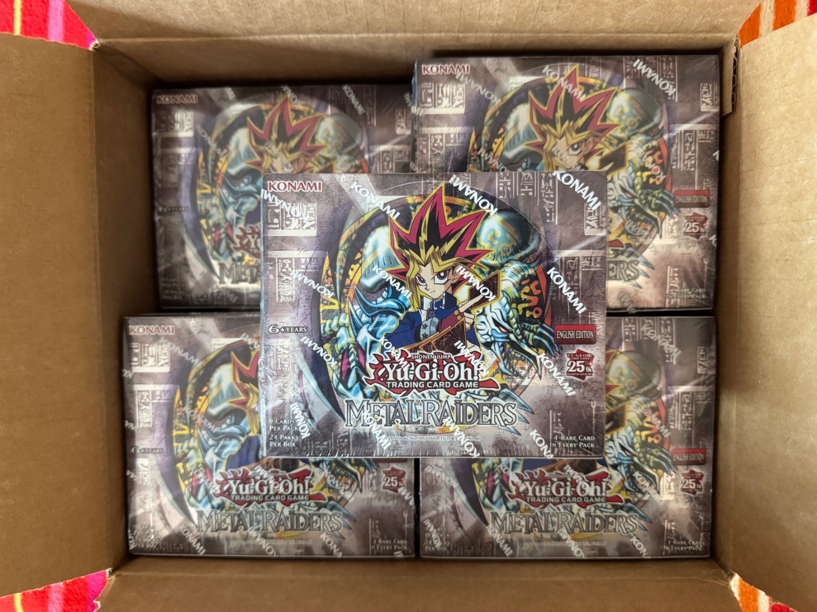Yu-Gi-Oh Metal Raiders - Booster Box Display - 25th Anniversary USA English