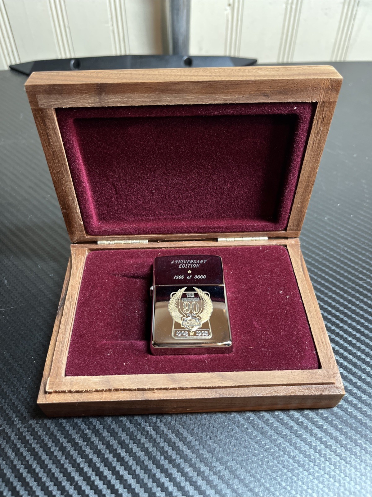 ZIPPO HARLEY DAVIDSON THE REUNION 90 SILVER PLATE LIGHTER UNFIRED #1565 Of 3000