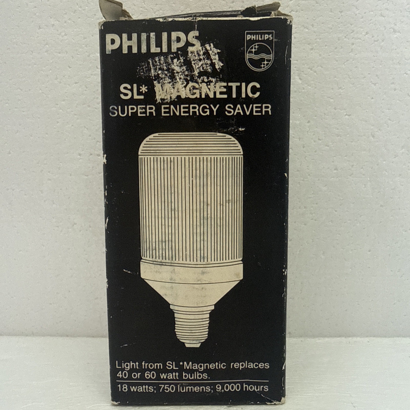 Philips SL*18 Super Energy Saver Bulb • Vintage CFL • Open Box • Tested Working