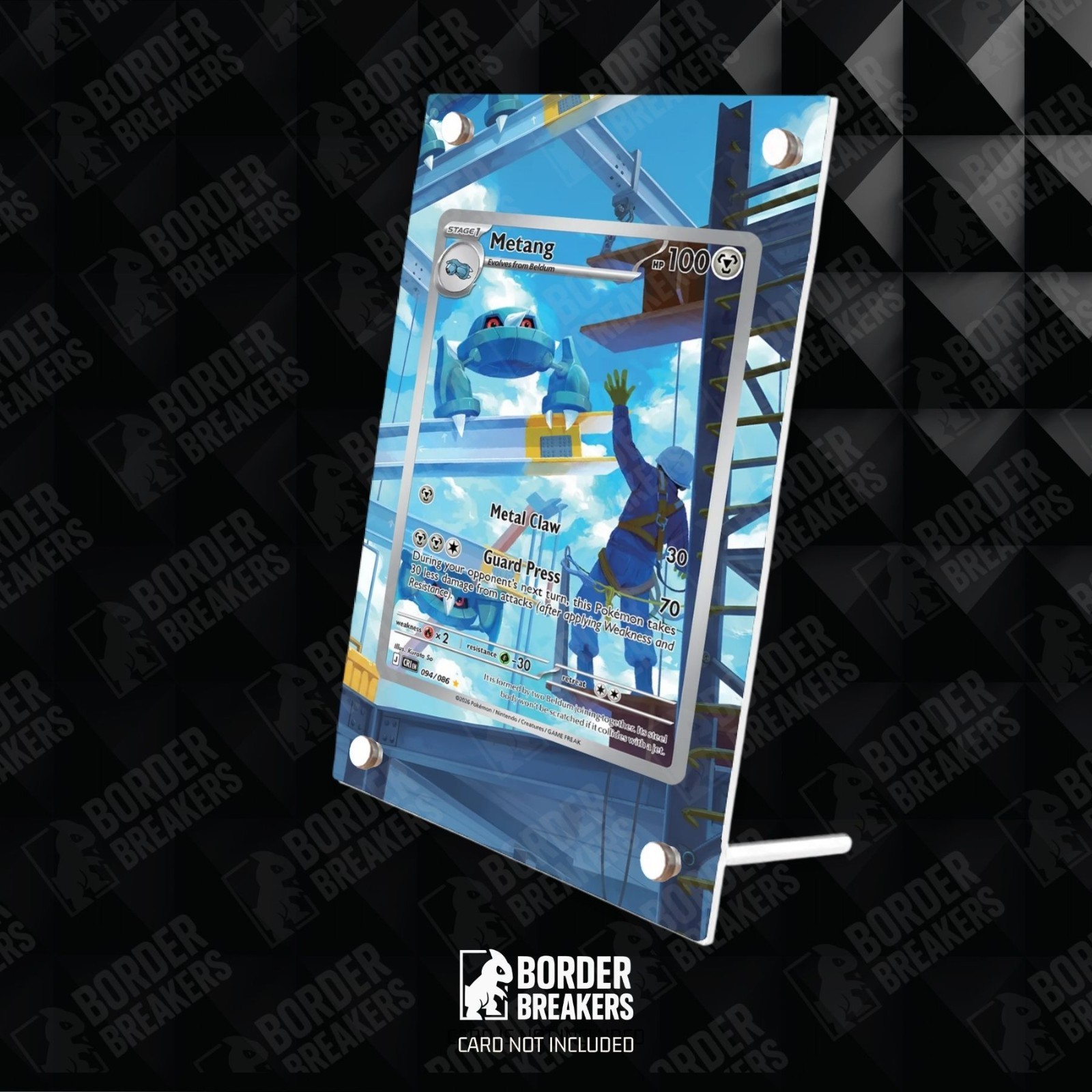 Metang 094/086 Pokémon Extended Art Protective Standing Case