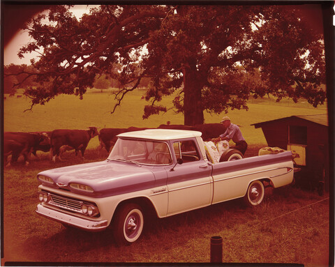 1960 Chevrolet Apache truck Old Car Advertising Promo Photo 1
