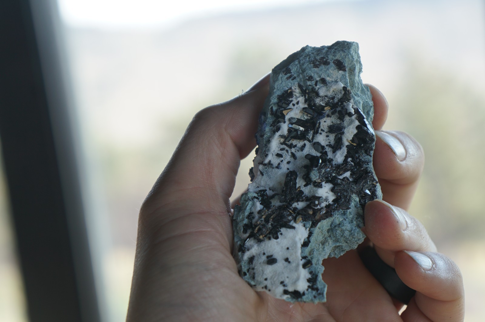 Benitoite Gem Mine specimen Neptunite piece Mineral Specimen Crystals Minerals