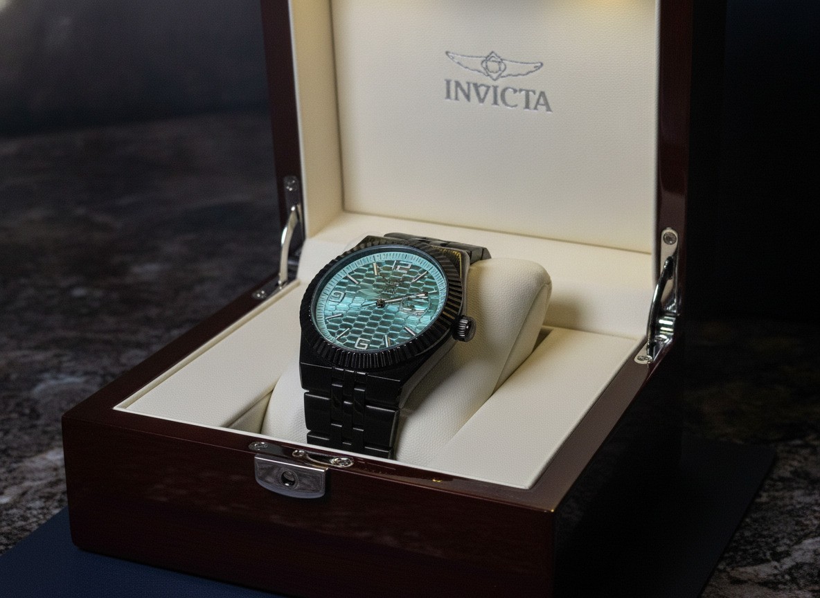 $249 INVICTA SPECIALTY SKY BLUE HONEY COMB DIAL 40mm