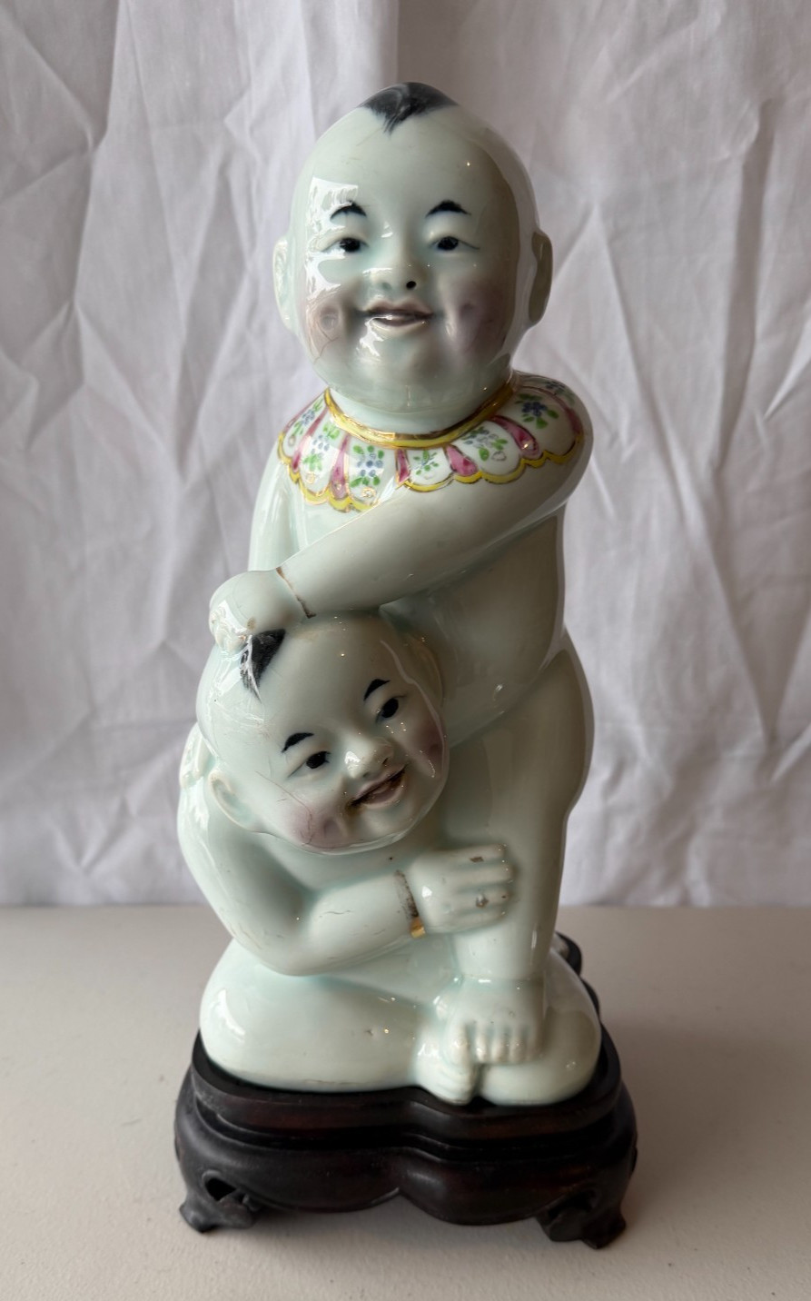 Chinese Porcelain Figural Group: \