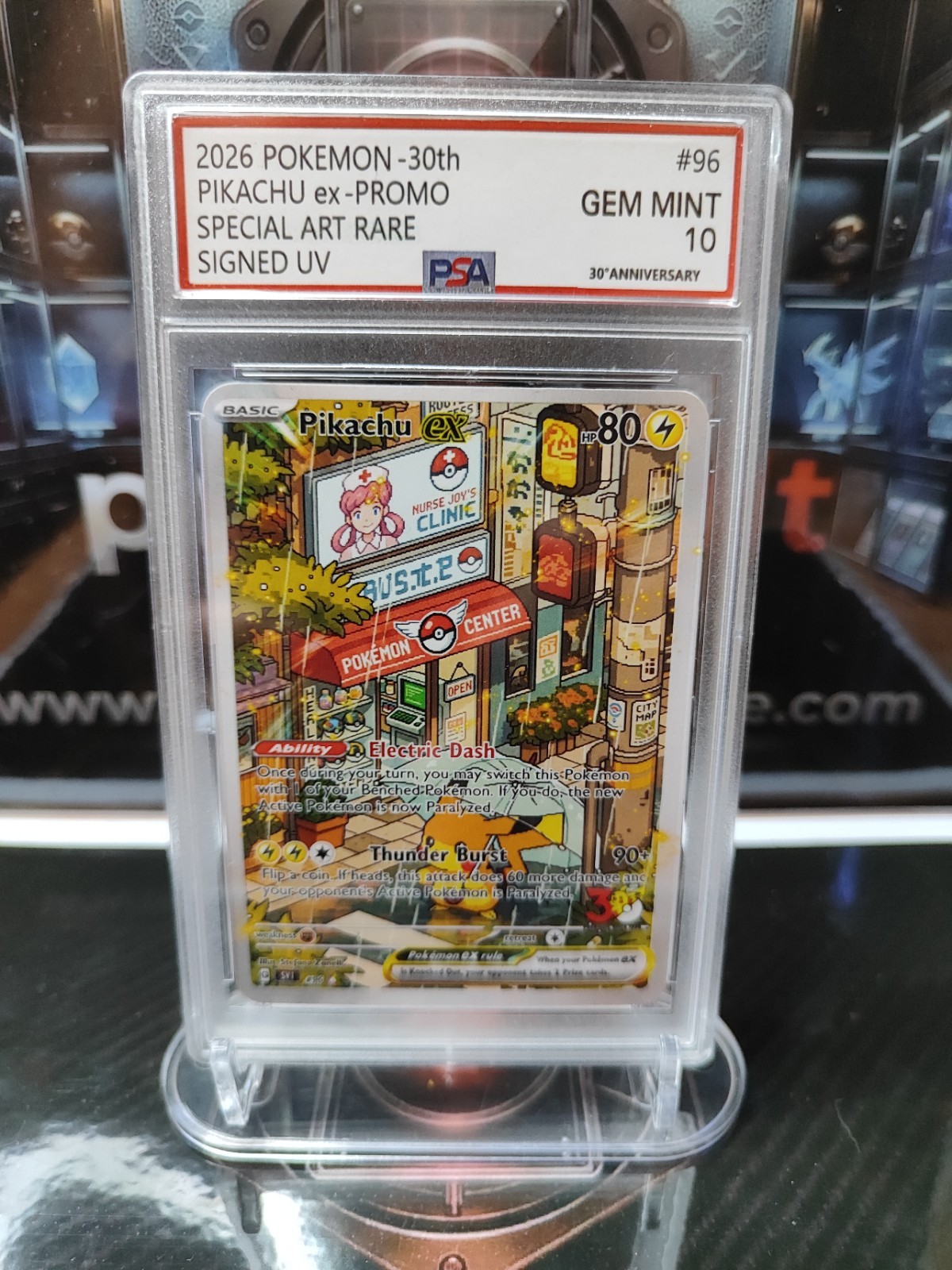 Pokemon 2026 Pikachu ex 30th Anniversary Promo Special Art Fan Art