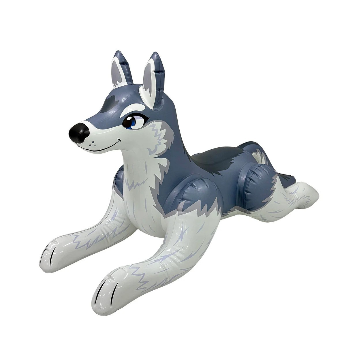 48inch Long German Shepherd Inflatable - Grey color