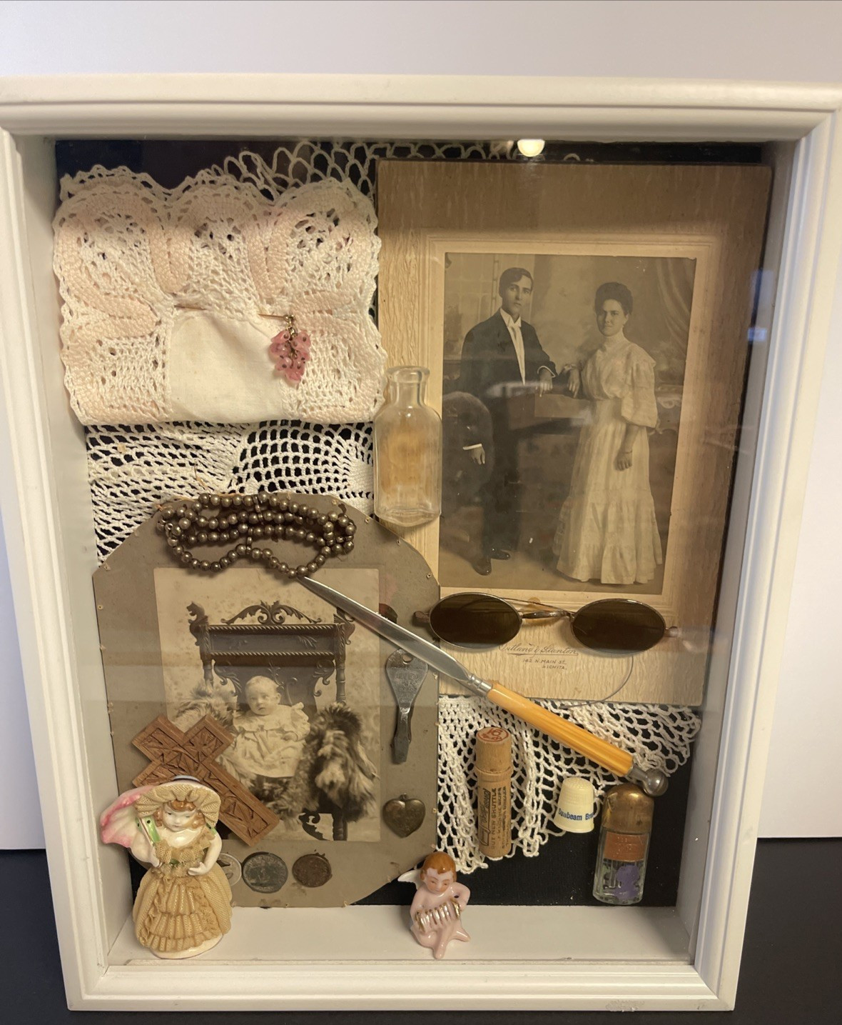 Antique Shadow Box Photos Things From Grandma\'s House