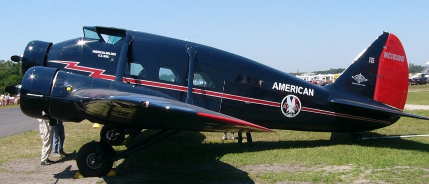Stinson Model A Tri Motor USA Airplane Wood Model Replica Small 