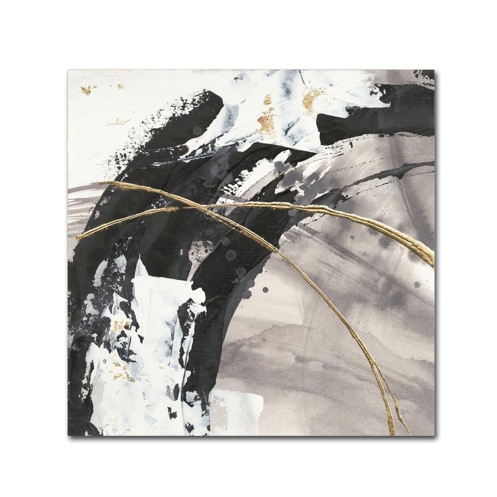 Trademark Fine Art WAP01506-C1414GG Gilded Arcs II, 14 x 14