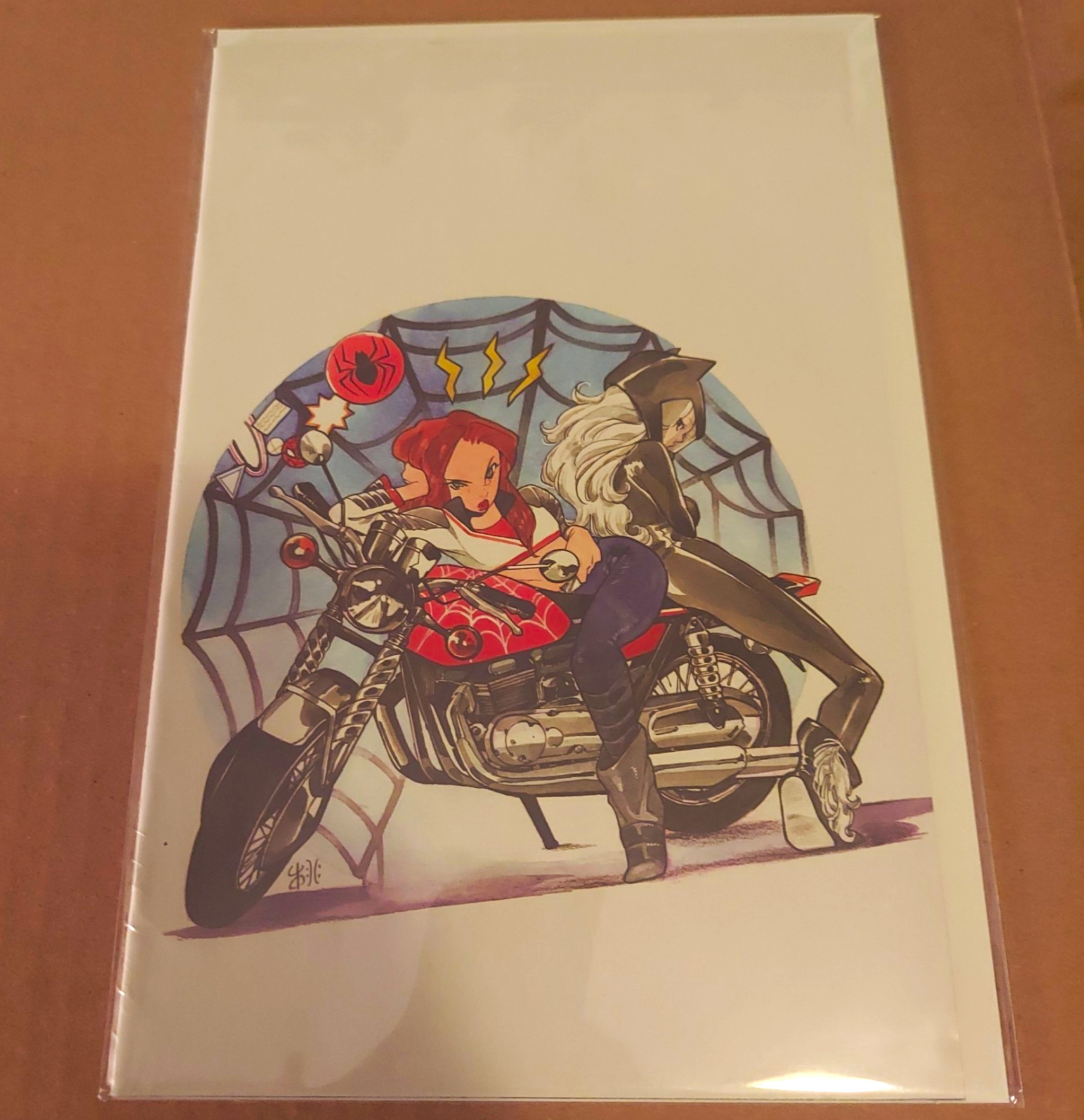 Marvel Comics Mary Jane & Black Cat: Beyond #1 1:100 Ratio Peach Momoko Virgin 