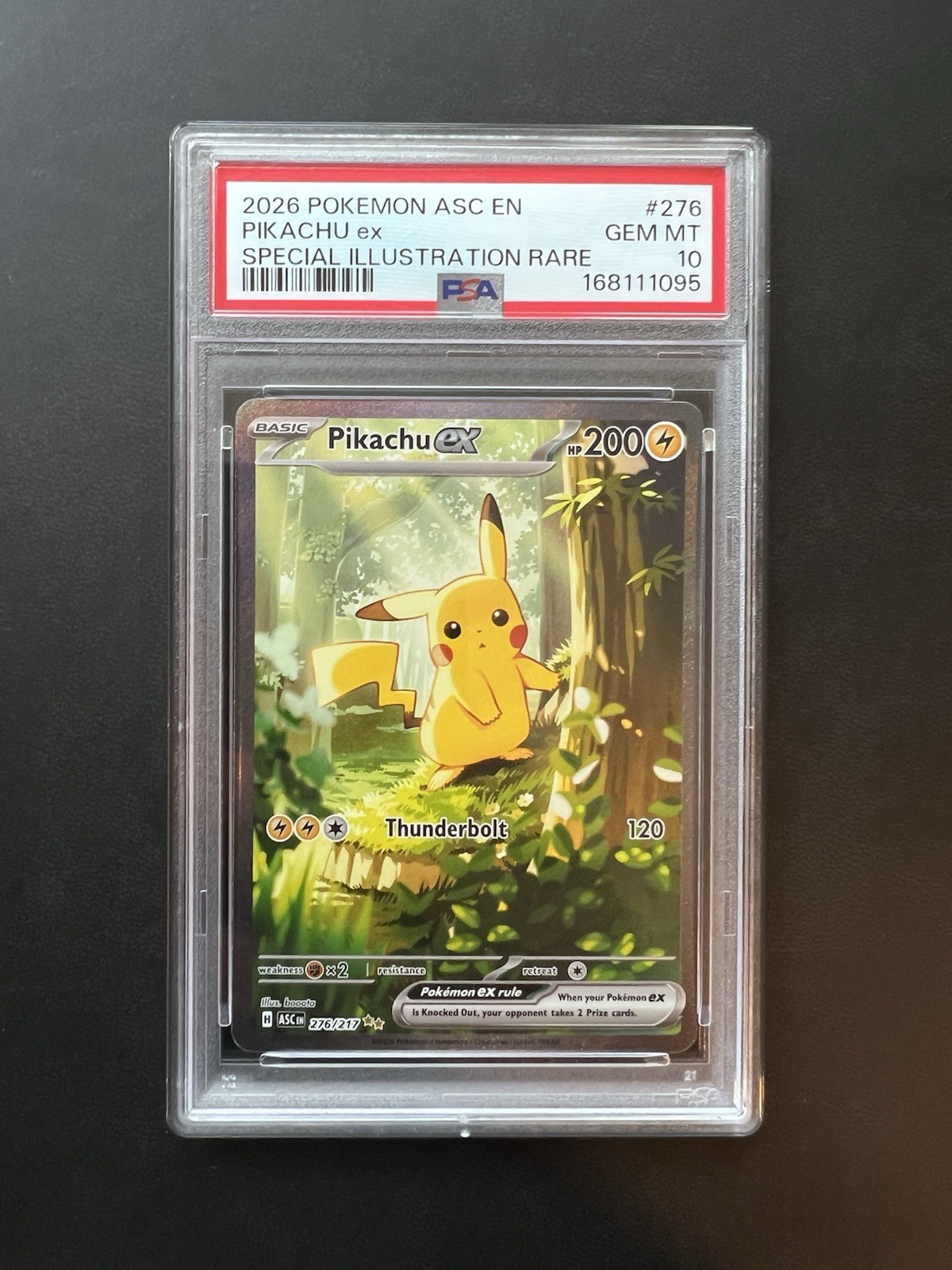 PSA 10 PIKACHU 276/217 Ascended Heroes Pokemon TCG GEM MINT