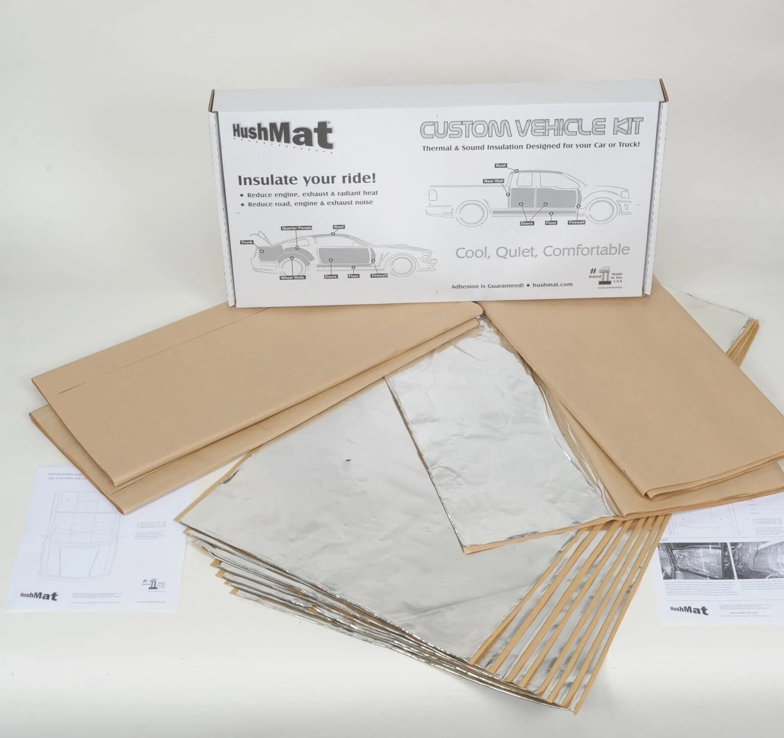 Sound Deadener Floor Insulation Kit for 1965-1969 Chevrolet Corvair 618581
