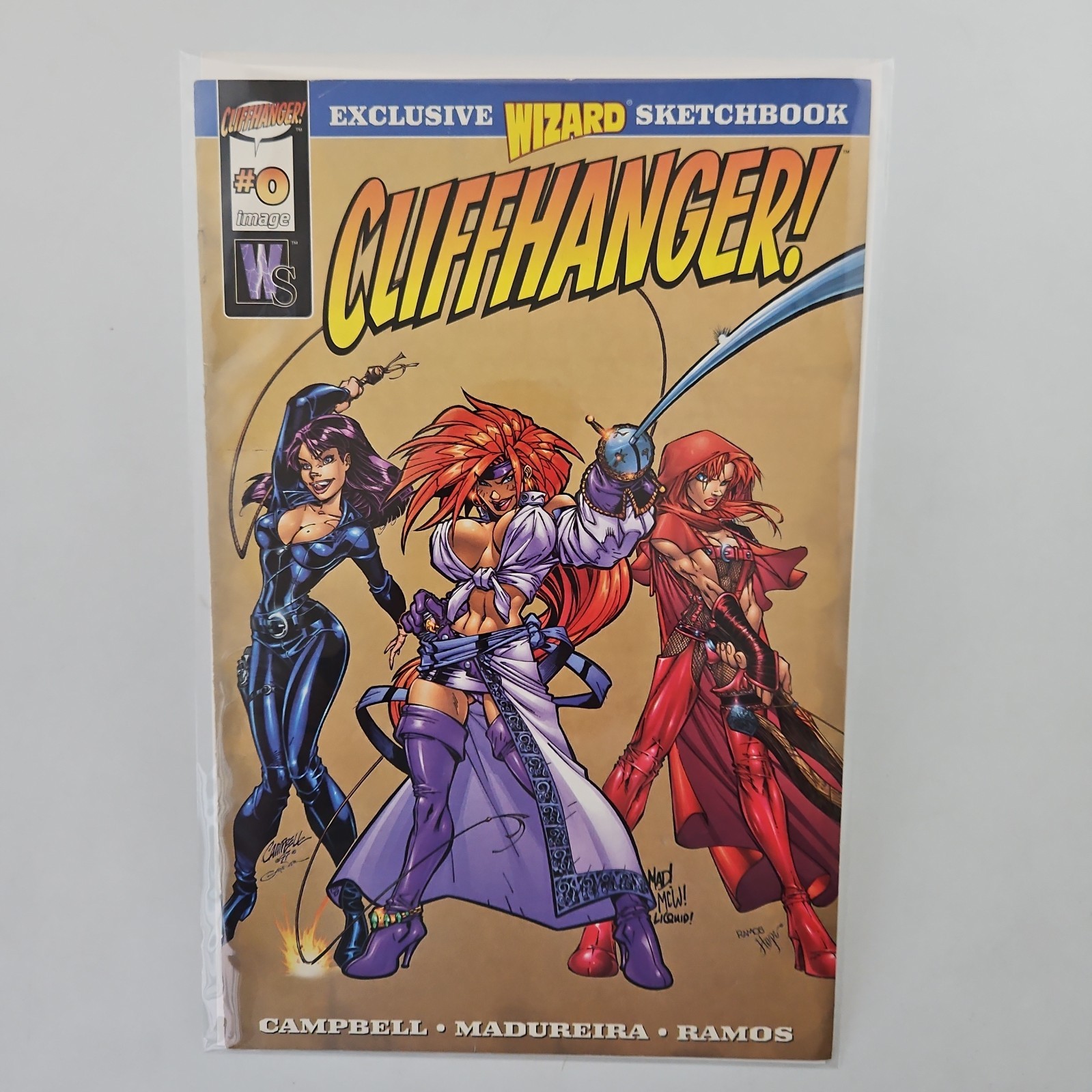 Wildstorm Cliffhanger Sketchbook #0 - Campbell Madureira Ramos  - Wizard 1997