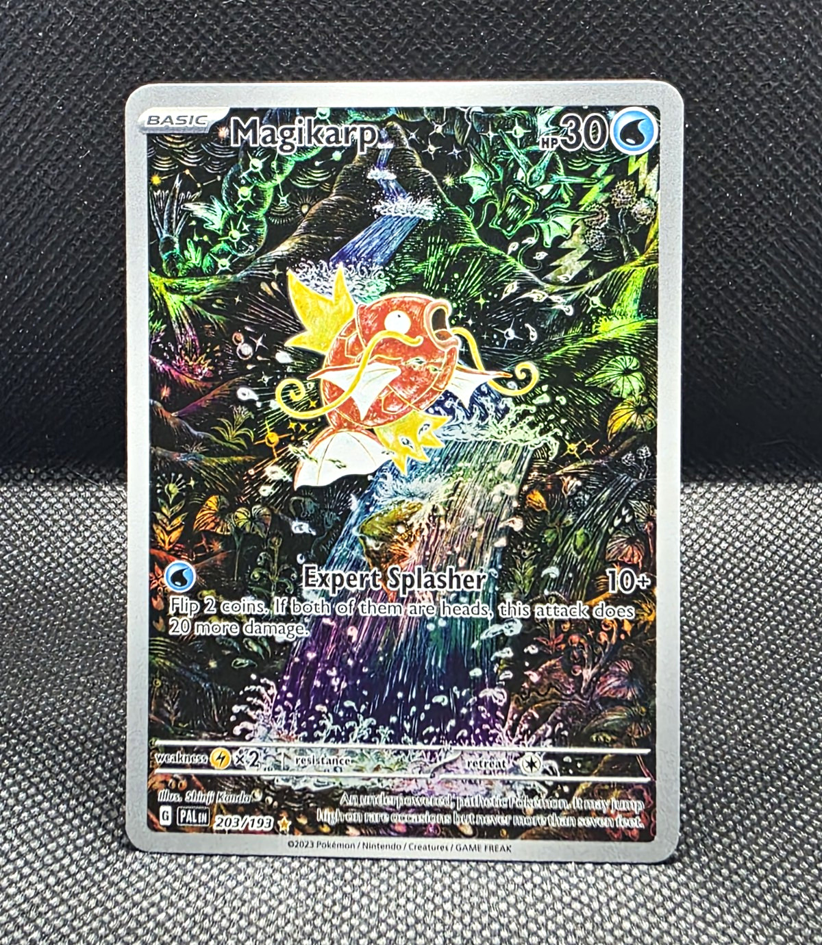 Pokémon Paldea Evolved Magikarp 203/193 Holo 2023 Shinji Kanda English