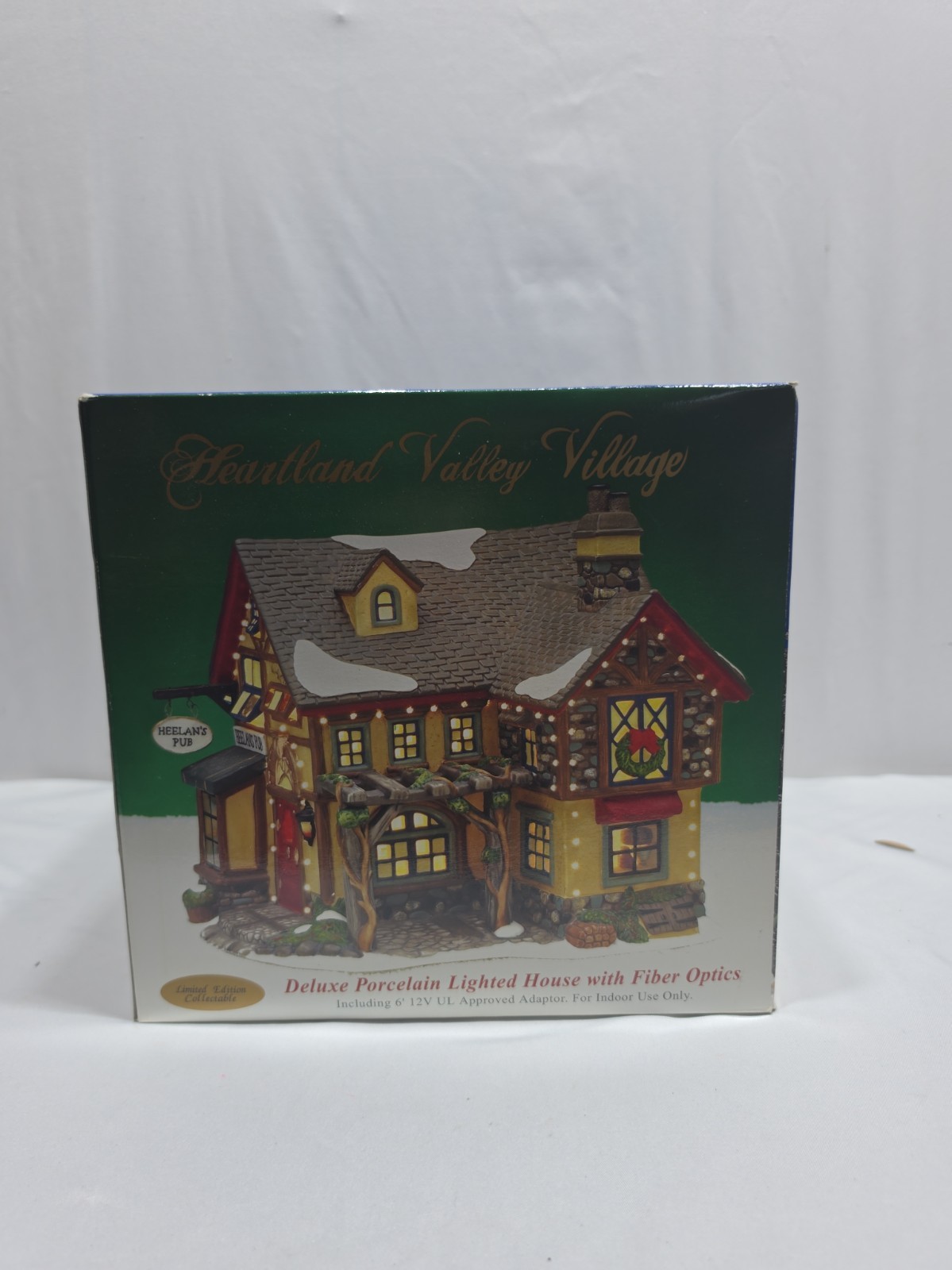 Heartland Valley Village Lighted Porcelain House North Slope Inn Ski  Shop VTG