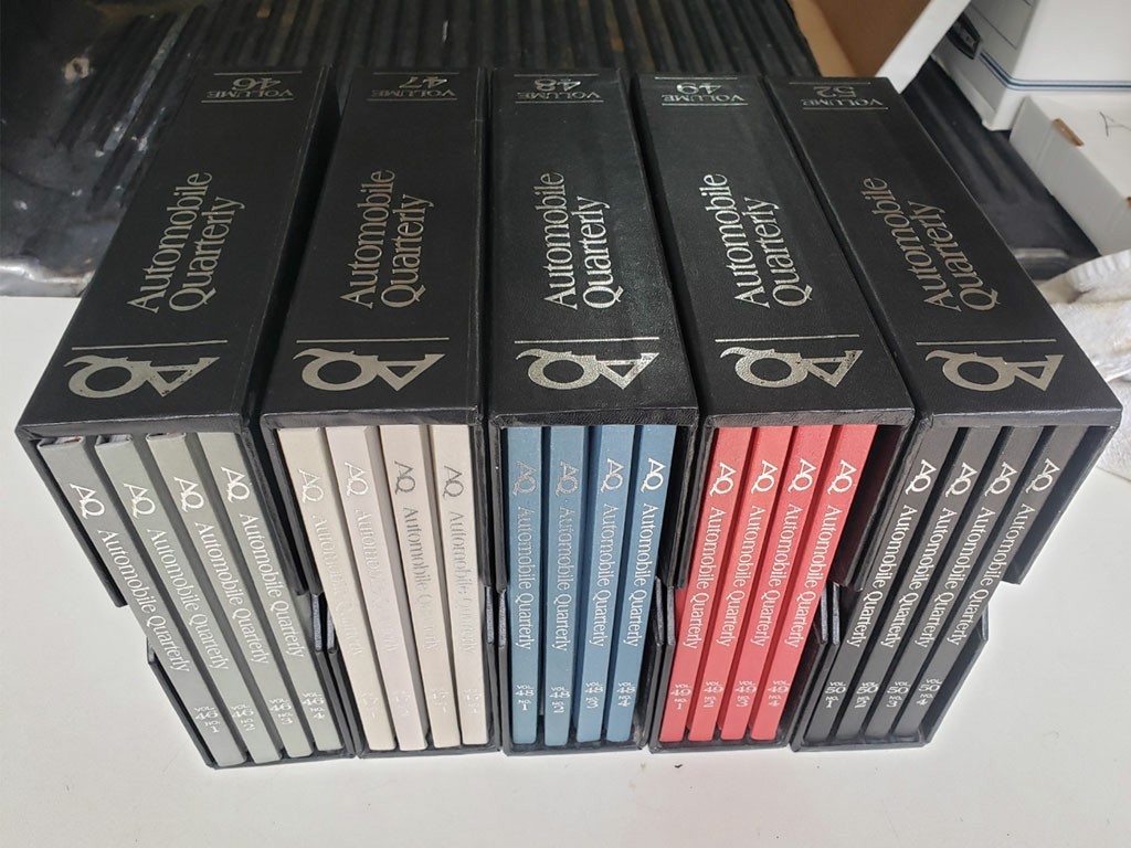 Automobile Quarterly Hardbacks - Complete - Volumes 1-52 - Including Index books