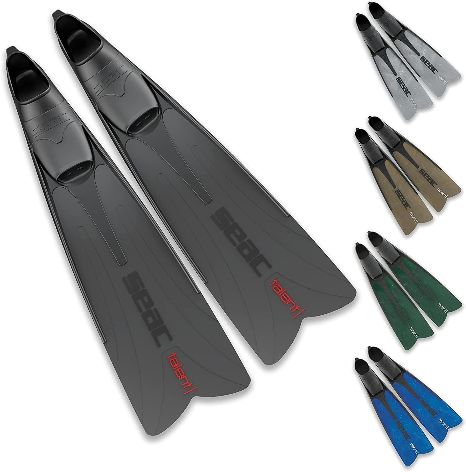 SEAC Talent Spearfishing Line Spearfishing & Freediving Neoprene, Black