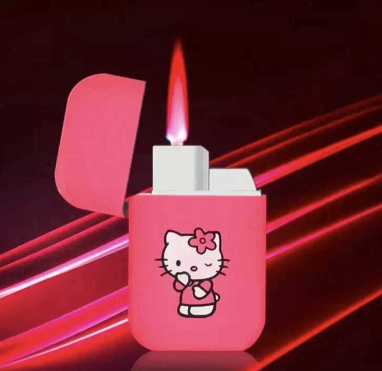 Hello Kitty Pink Flame Lighter SHIPS FROM USA