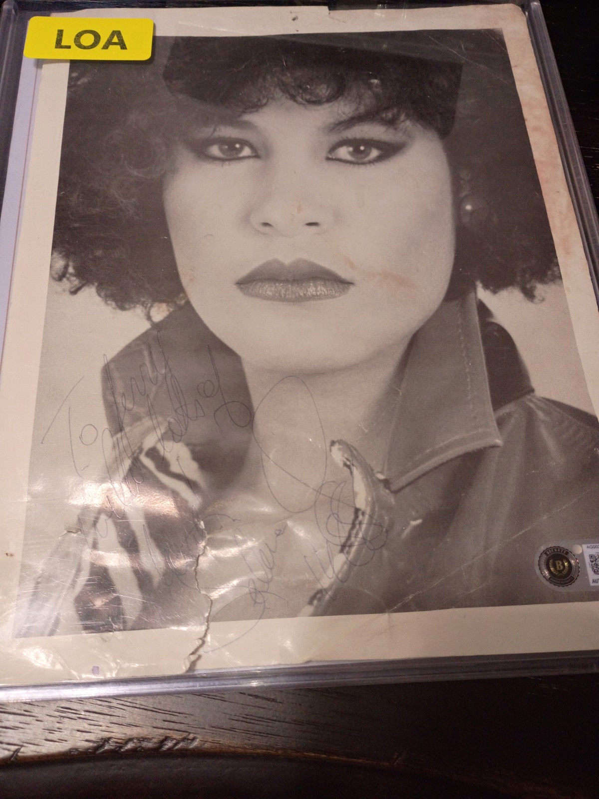 Selena Quintanilla Signed Original Photograph, Beckett LOA Authentication