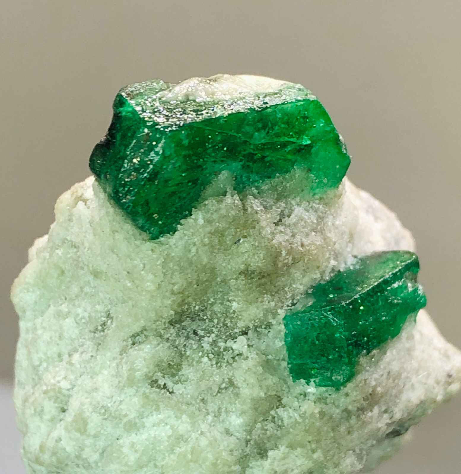 91.,cts Natural top green transparent emerald on matrix  specimen @swat pakistan