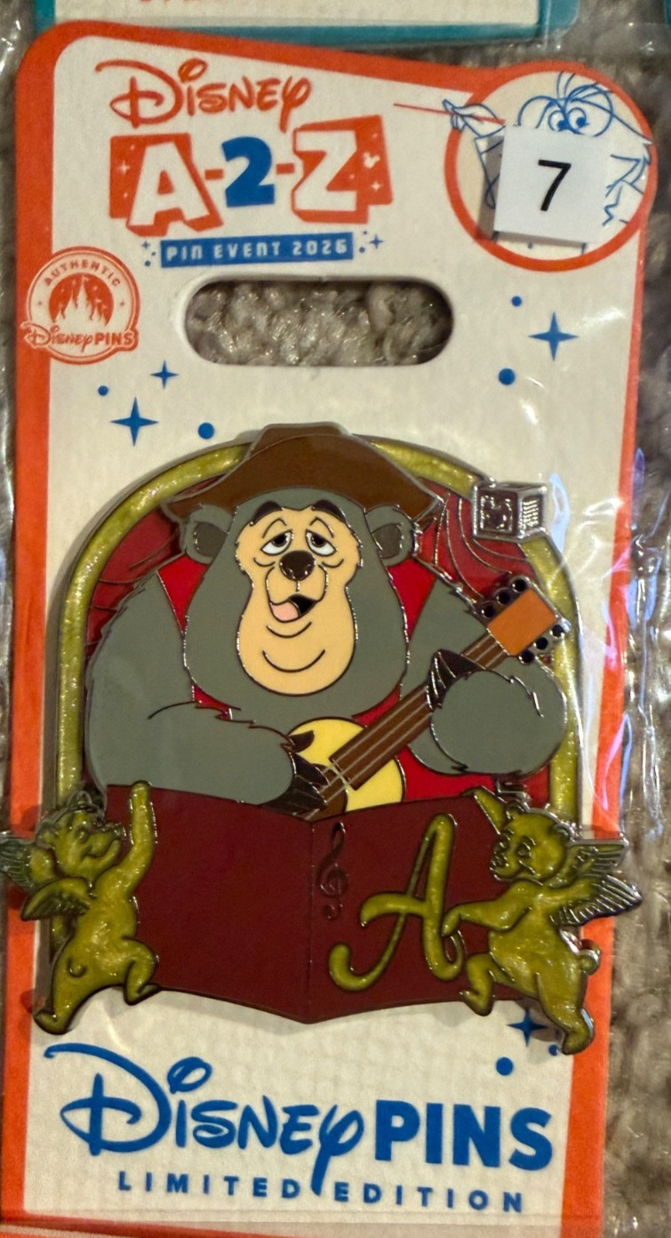 Disney A2Z Pin Event 2026 Disney Alphabet Collection-YOU PICK LETTER