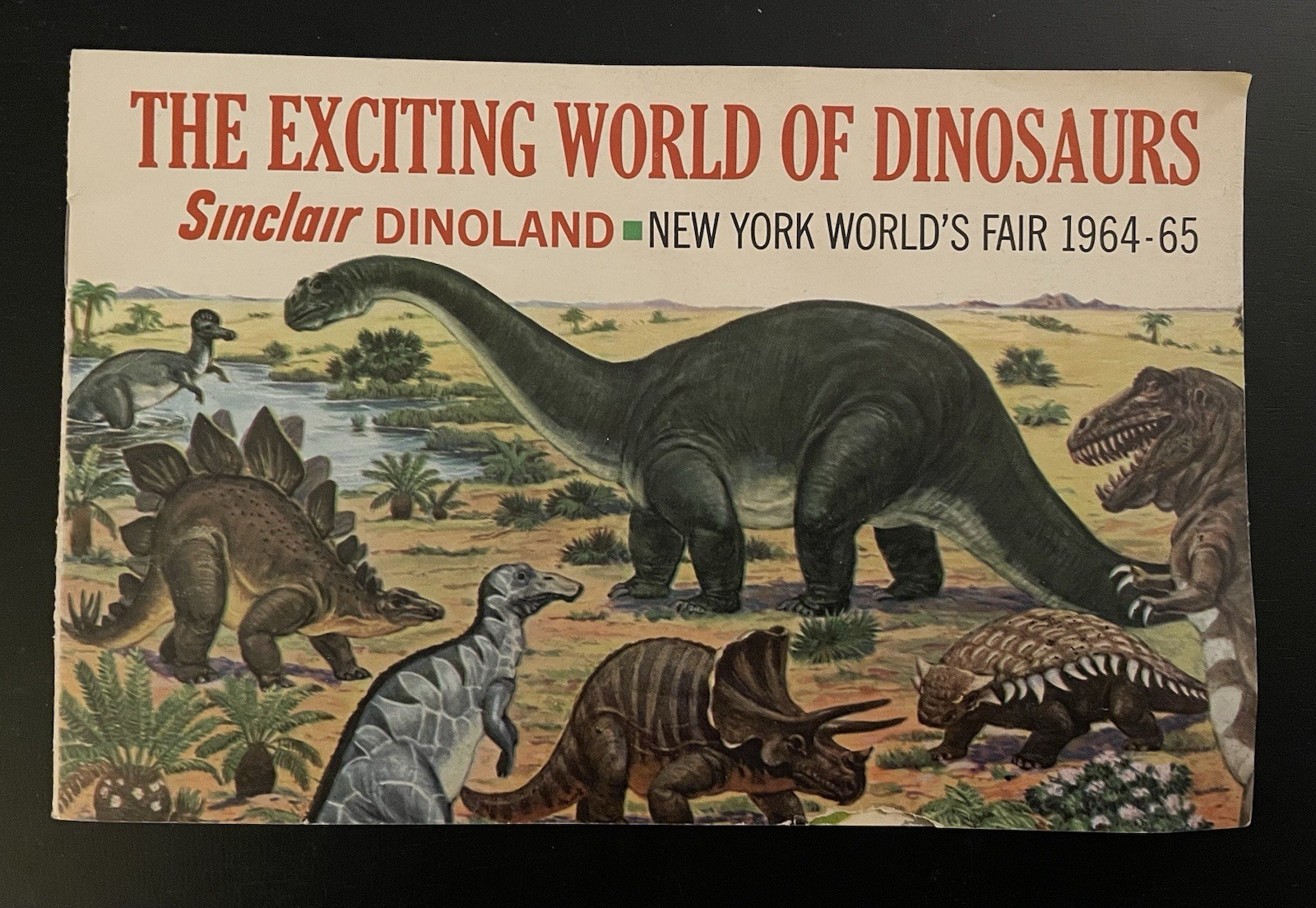 Vintage 1964-65 NY World’s Fair Sinclair Exciting World Of Dinosaurs Dinoland