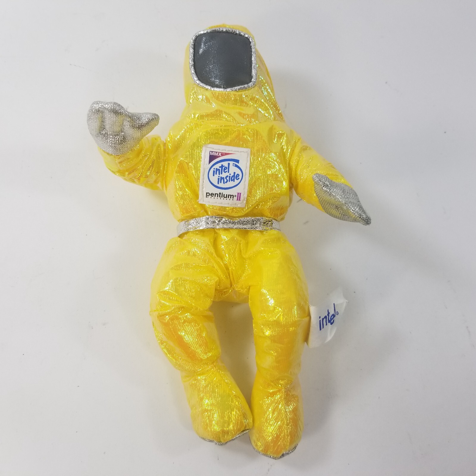 Intel Bunny People Pentium II Vtg Repair Technician Plush Doll Yellow
