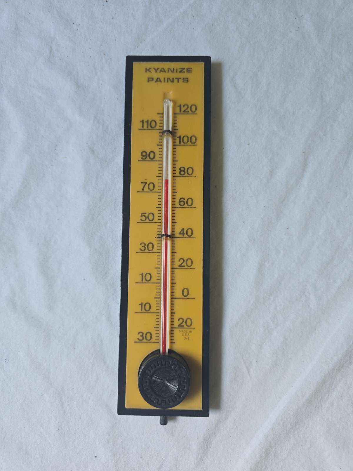 Vintage Wall-Hanging 1940's Advertising Thermometer 