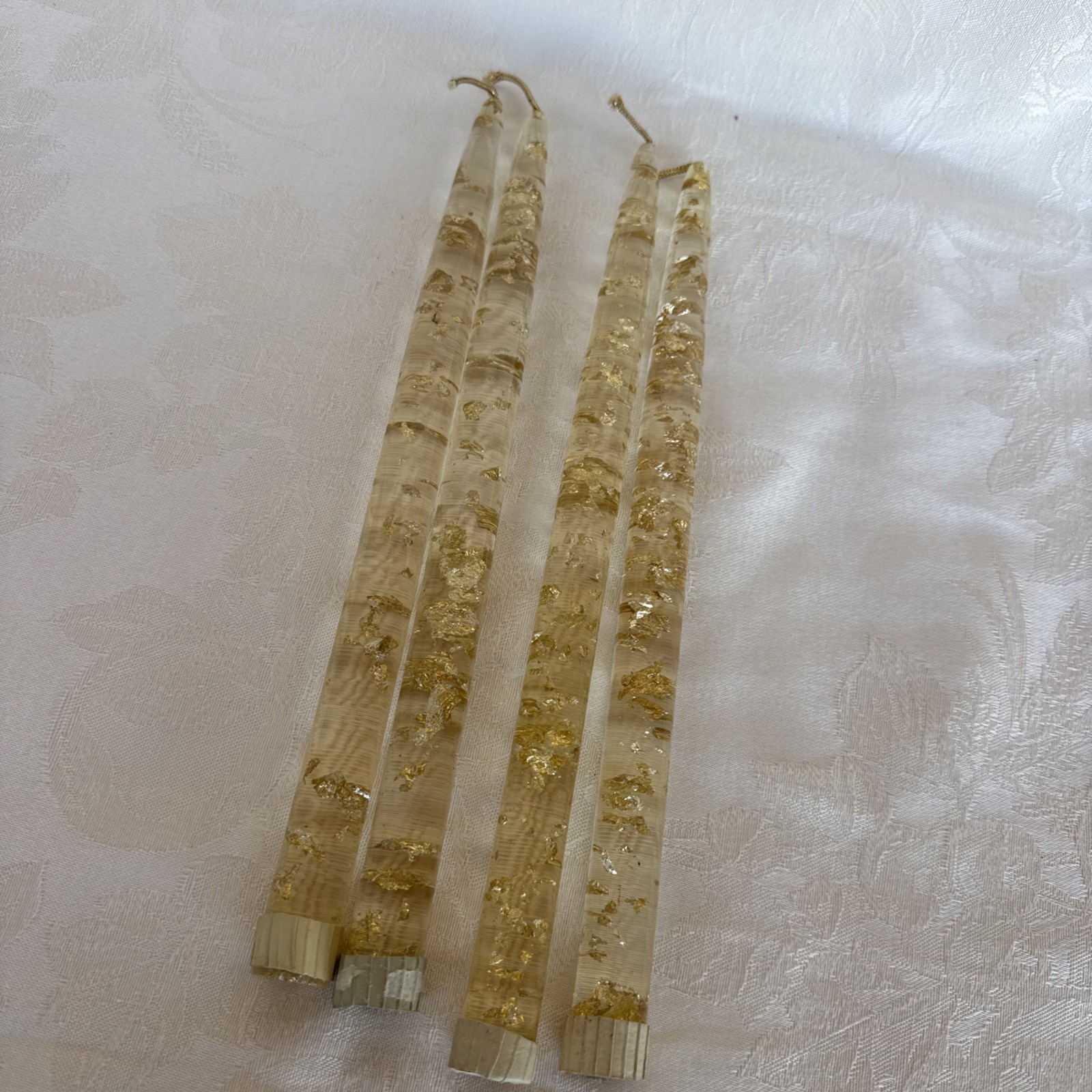 Set of 4 VTG MCM Lucite Acrylic 12\