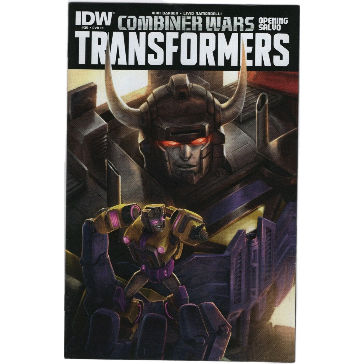 Transformers Combiner Wars #39 1:10 RI Retailers Incentive Variant IDW Comics