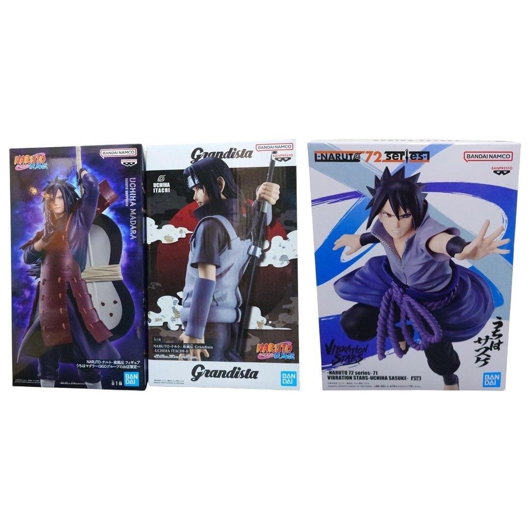 NARUTO Uchiha Sasuke Itachi Madara Grandista 3 piece Set