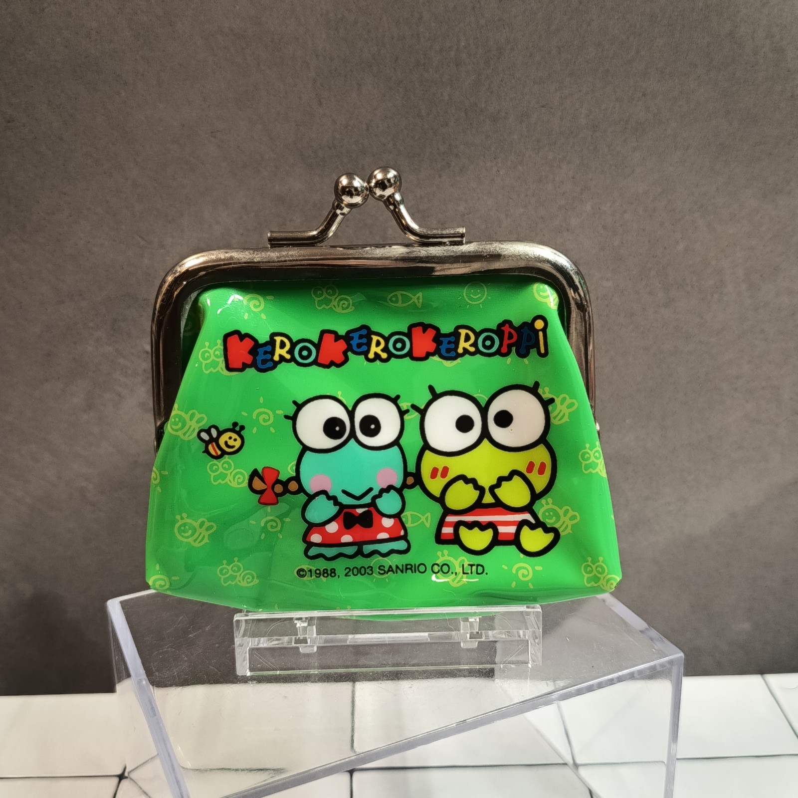 Vintage Sanrio KERO KERO KEROPPI COIN PURSE 3\