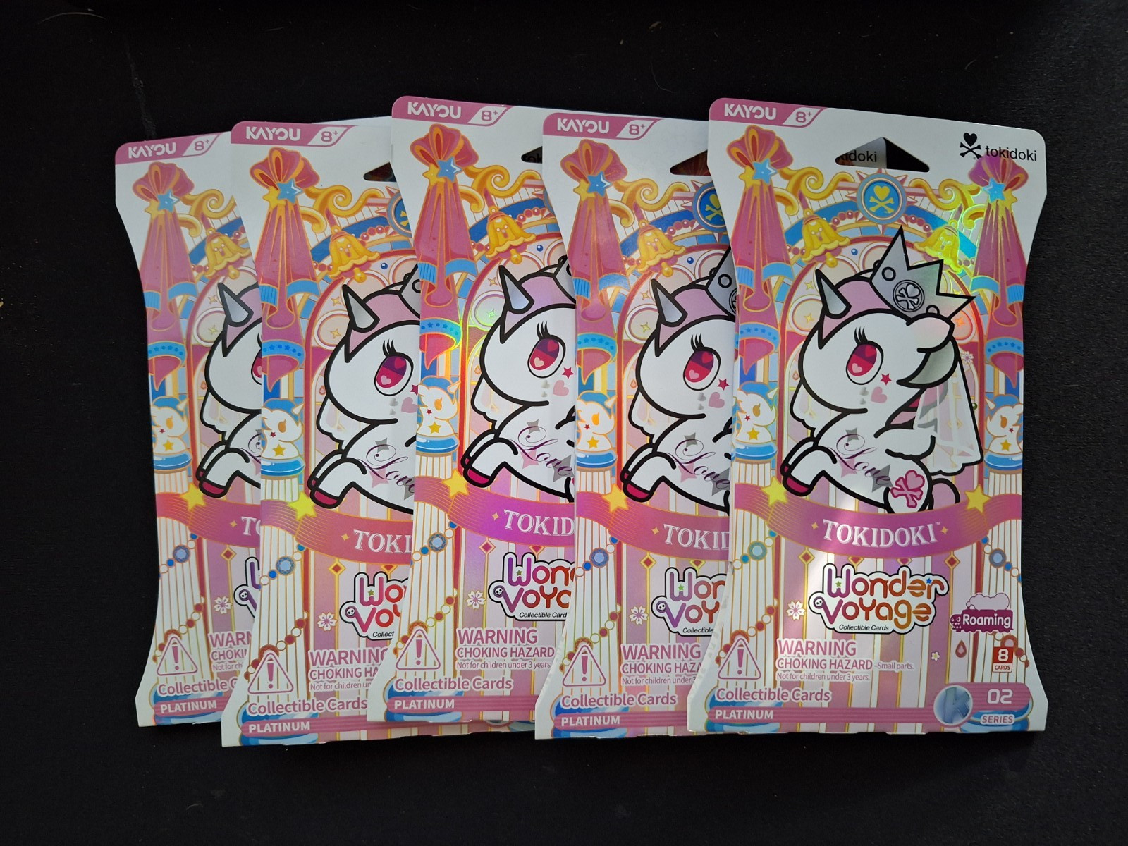 Tokidoki Wonder Voyage Series 02 Kayou Platinum Sleeved Pack New & Sealed