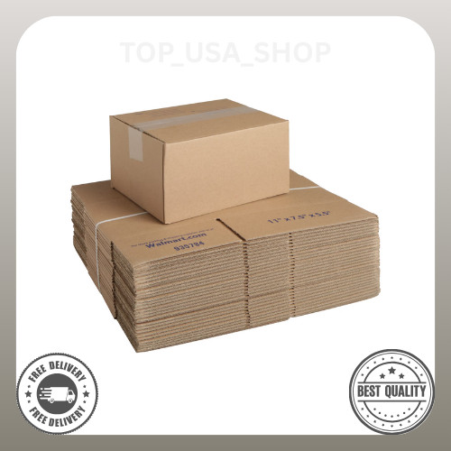 Pen+Gear Recycled Shipping Boxes, 11 in. L x 7.5 in. W x 5.5 in. H, 30-Count New