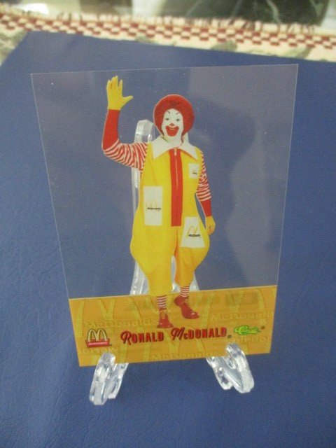 McDonald's 1996 Classic MC3 Ronald McDonald Acetate Card