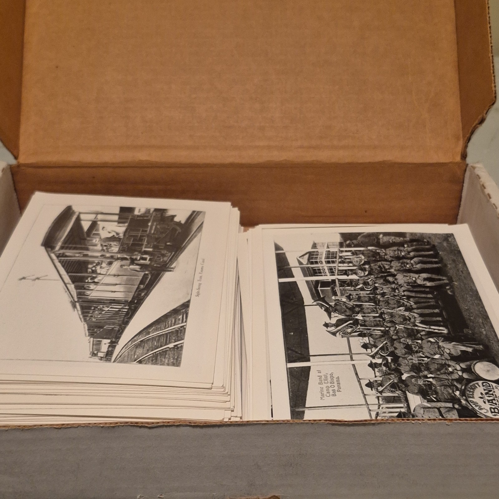 Vintage Panama Canal Zone  5x7 black and white photos approximately 270 photos